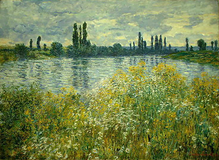 Banks of the Seine, Vétheuil by Claude Monet