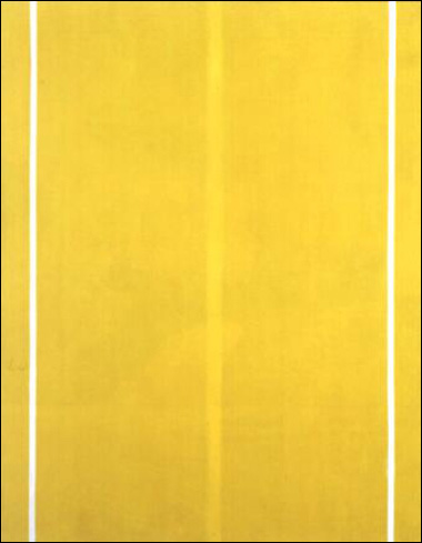 Yellow Painting by Barnett Newman